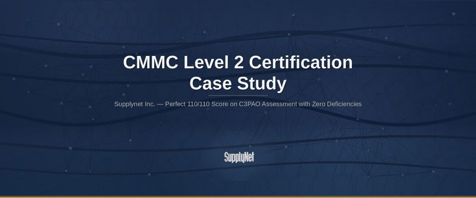 Supplynet CMMC Banner